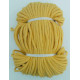 22293 Cotton braided cord 5 mm 1606 - yellow/1 m