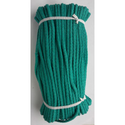 22306 Cotton braided cord 5 mm dark mint/1 m