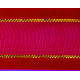 17580/4055 Gold-Lined Satin Edge Organza Ribbon 15 mm light red/1 m