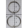 22312 Nickel plated steel binder ring  25 mm/1 pc.