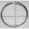 Nickel plated steel binder ring 70 mm/1 pc.