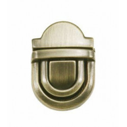 Tuck lock clasp art. TE-A18/20/old brass/1 pc.