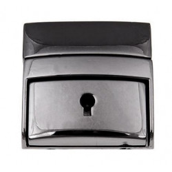 Tuck lock clasp art. TE-084/42/black nickel/1 pc.