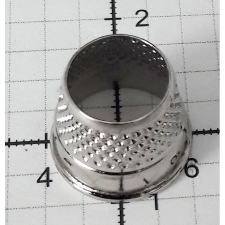 20673/17 Open Top Metal Thimble size 3/0/17 mm/1 pc.