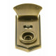 22386 Tuck lock clasp art.TE-029/27/old brass/1 pc.