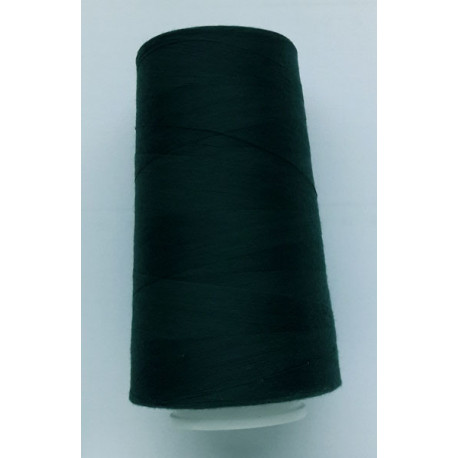 Spun Polyester Sewing Thread 50 S/2 (140) color 010-black green/4500 Y