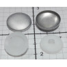 Self-Cover Buttons size 32" (20.5 mm) white back/100 pcs.