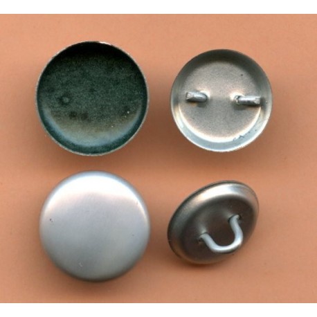 Self-Cover Metal Buttons Size 28" (18 mm) with fixed eye hole/500 pcs.