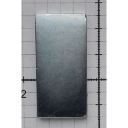Magnetic Rectangle 40x20x3mm nickel/1pc.