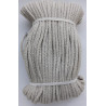 22446 Cotton braided cord 5 mm color 1693-light beige/1m