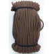 22444 Cotton braided cord 5 mm color 1629-brown/1m