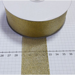 20424 Brocade Ribbon 38mm, color 7050 - gold/1m