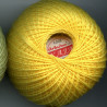 3567/305 Cotton crocheting yarn "Kaja", color 305-yellow/30g/200m
