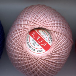 3567/315 Cotton crocheting yarn "Kaja", color 315-pink/30g/200m