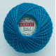 Cotton crocheting yarn "Kaja", color 1456-blue turquoise/30g/200m