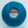 Cotton crocheting yarn "Kaja", color 1456-blue turquoise/30g/200m