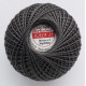 3567/1458 Cotton crocheting yarn "Kaja", color 1458-dark grey/30g/200m