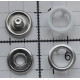 16968 Open Ring Snap Fasteners 9.5mm/123white/50pcs.