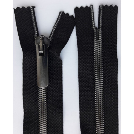 Nylon close-end Zipper S60 18 cm /black/black nickel/1 pc.