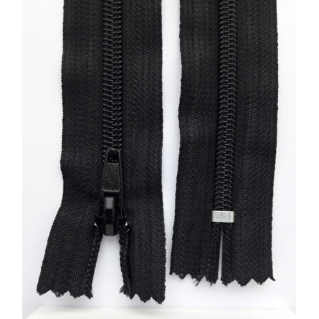 Nylon Zipper S60 close-end 30 cm black/1pc.