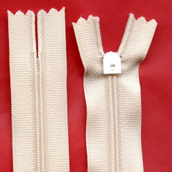 Nylon Zipper for Bedclothes 55 cm ecru/1 pc.