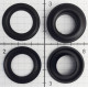 Eyelets of steel 15mm with washers art.15P black/25 pcs.