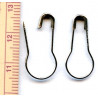 Pear Safety Pins 22 mm nickel/1000pcs.