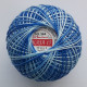21139/344 Cotton crocheting yarn "Kaja", color 344-blue shaded /30g/200m