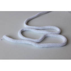 22606 Cotton braided cord 9 mm soft white/1m
