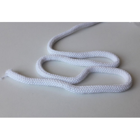 22606 Cotton braided cord 9 mm soft white/1m