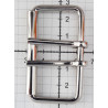 Double Prongs Roller Buckle art.RY 50/23/4.0 mm nickel/1pc.