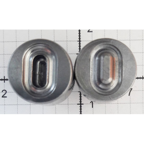 Puansonas ovalo formos 10x5.5 mm akutėms įpresuoti