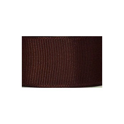 22599/22 Grosgrain Ribbon  6 mm width, color 1592-dark brown/22 m