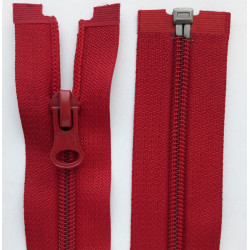 Nylon Zipper S60 open-end 40 cm  color 519 - red/1 pc.
