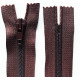 Nylon Zipper S60 close-end 20 cm col.1621-dark brown/1 pc.
