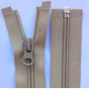 Nylon Zipper S60 open-end 70 cm length  color 573-brownish flax/1 pc.