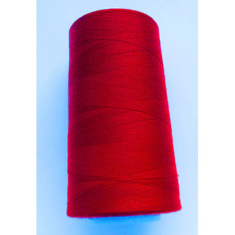 Spun Polyester Sewing Thread 50 S/2 (140) color 123bright red/4500 Y