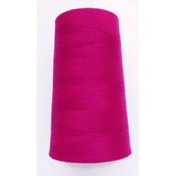 Spun Polyester Sewing Thread 50 S/2 (140) color 124-raspberry red/4500 Y