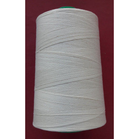 Cotton sewing thread 12x3 color 0000-natural/5000 m