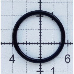 Žiedas lietas 16mm art. OZK16/1.5 juodas/20 vnt.