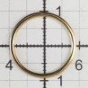 Žiedas lietas 16mm art. OZK16/1.5 geltonas/20 vnt.