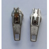 No.3 Nylon Coil Auto Lock Short Tab Sliders Zipper Pull Color Nickel/1 pc.