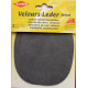 Velour imitation leather Patches art. 877-01 grey 13 x 10 cm/2 pcs.