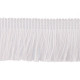 Decorative cut fringes-grass PS-40C color PE-57 - white/1 m