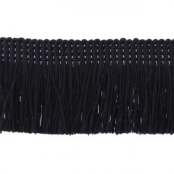 Decorative cut fringes-grass PS-40C color PE-56 - black/1 m