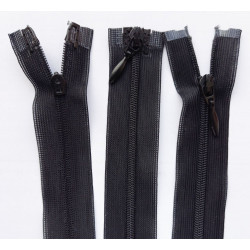 Nylon Zipper S40 Two Ways Open-end 40 cm black/1 pc.