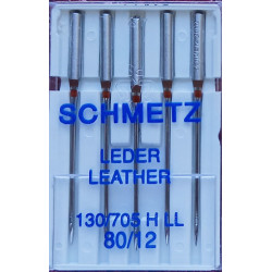 Leather Needles Size 80/12/5 pcs.