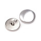 Self-Cover All Metal Buttons Size 36" (23 mm) with fixed eye/50 pcs.