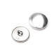 Self-Cover All Metal Buttons Size 32" (20.5 mm) with fixed eye/100 pcs.