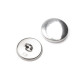 Self-Cover All Metal Buttons Size 32" (20.5 mm) with fixed eye/50 pcs.